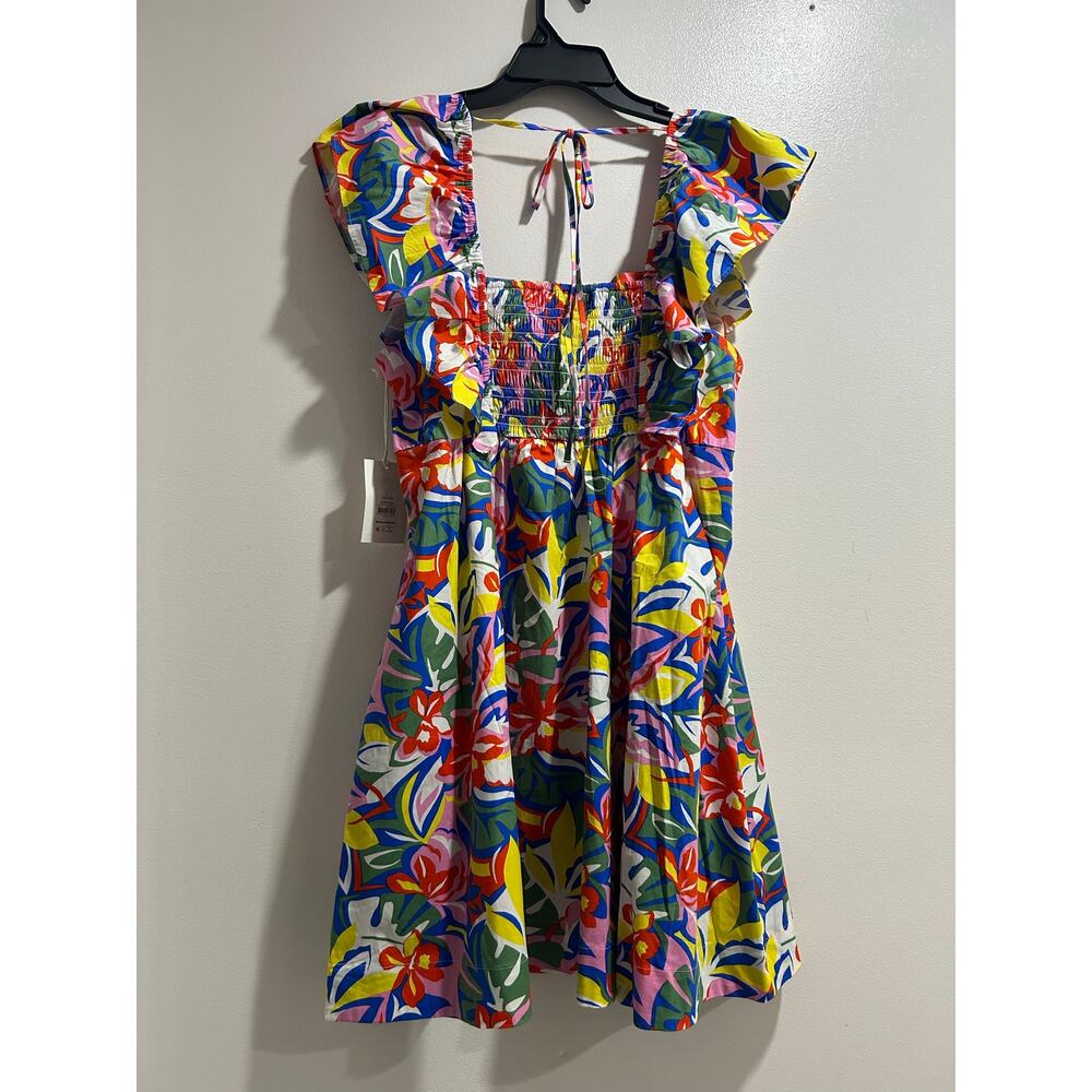Free Assembly Floral Fit & Flare Midi Dress Size L NWT - Picture 3 of 9